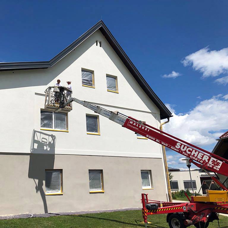 Fassadengestaltung Diakonie Köraus